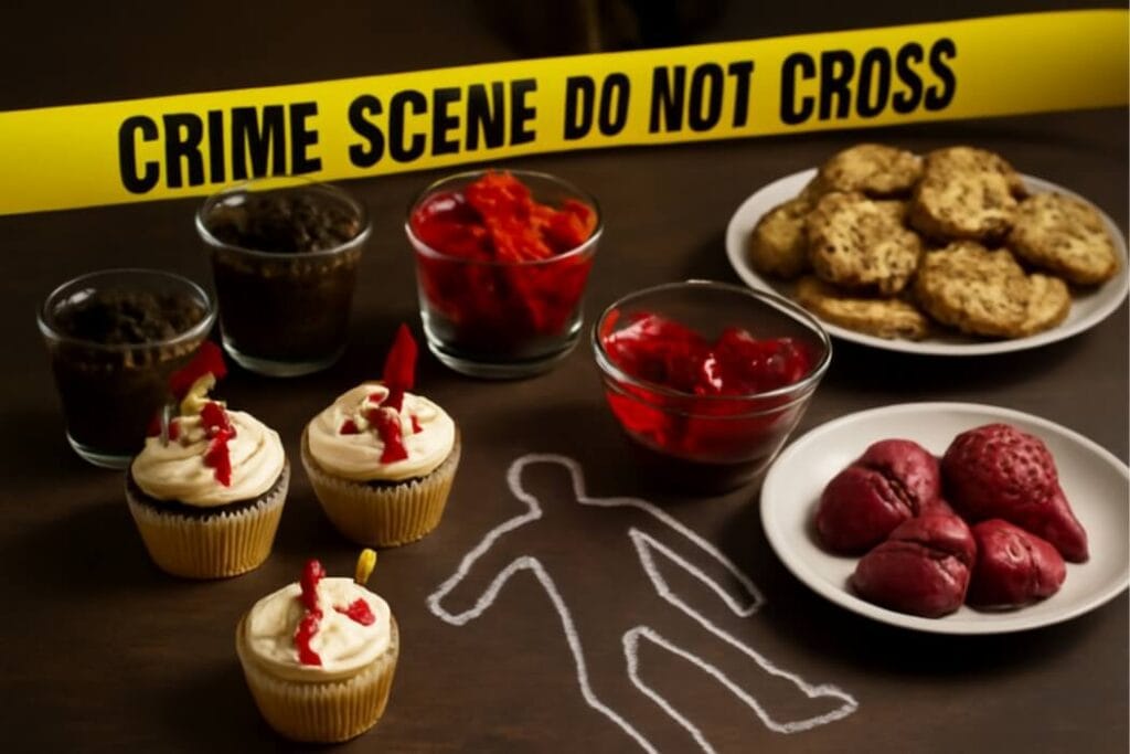 Hoe maak je van je diner een ‘crime scene’ dessertbuffet